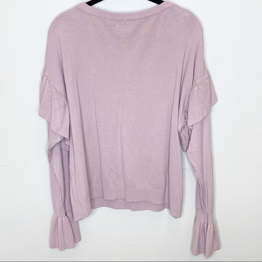 Love Tree Pink Ruffle Sleeve Pullover Sweater Barbie - Picture 2 of 6